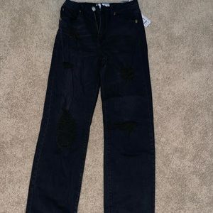 Daze Distressed Dad Jeans